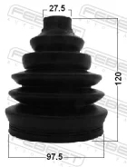 ������� �������� ����� �������� PVC ��� Volvo V70, SAAB 9-3, Volvo 240 febest 2717p-xc90f2 2717PXC90F2 ����