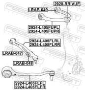 ����� �������� ������ ������ 2924-L405FLRR Febest 2924L405FLRR ����