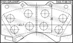 ������� ��������� | ����� ����/��� | Febest 0101GRJ200F 0101GRJ200F ����