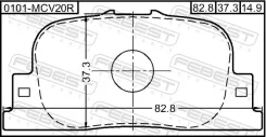 ������� ��������� ������ Febest 0101MCV20R 0101MCV20R ����