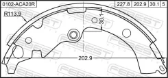 ������� ��������� ������ (����������) Febest 0102ACA20R 0102ACA20R ����