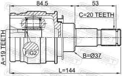 ���� ���������� 19x37x20 | ��� ����/��� | Febest ������� 0111ALA49R | �������� �� ��, ������, 5 ����� | �������� �� 12 ��� | ������ � ������� | ������...