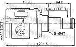 ���� ���������� 0111-GRJ150 Febest 0111-GRJ150 0111GRJ150 ����