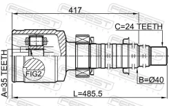 ���� ���������� 35x40x24 Febest ������� 0111-GSX30RH | �������� �� ��, ������, 5 ����� | �������� �� 12 ��� | ������ � ������� | ������� 0111-GSX30RH...
