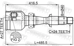 ���� 0111-MCV30RH ���������� 27x40x24 Toyota Febest 0111MCV30RH ����