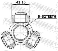  32X42.15 0116ASV50 Febest 0116ASV50 