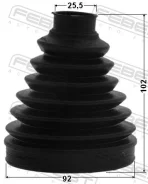 ������� ���� �������� �������� pvc 92x102x25.5 | ����/��� | Febest 0117PZVW30 0117PZVW30 ����