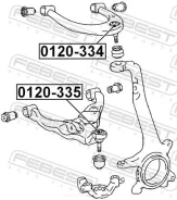 ����� ������� ��������� ������� ������ | ����� ����/��� | Febest 0120335 0120335 ����