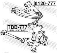 ����� ������� ������� �������� ������ Febest 0120-777 0120777 ����