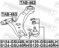 ����� ������� �������� ������ ������ Febest 0120GSU40RH 0120GSU40RH ����