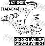 ����� ������� �������� ������ ����� Febest 0120GSV40LH 0120GSV40LH ����