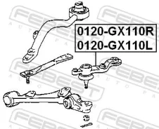����� ������� �������� ������ ������ Febest 0120GX110R 0120GX110R ����