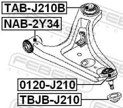   0120-J210 Febest 0120J210 