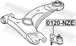 ����� ������� ������� ������ �������� ������ ����� ��� Toyota Corolla, Toyota Sprinter, Toyota Premio febest 0120-nze 0120NZE ����