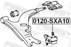 ����� ������� ��������� ������� ������ Febest 0120SXA10 0120SXA10 ����