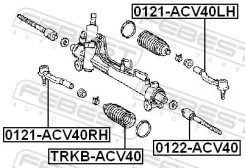 ���������� ������� ������ Toyota Camry V30/V40 0121-ACV40RH ����� ����� 0121ACV40RH ����