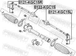 ���������� �������, �������� ������ ��� Daihatsu Sirion, Toyota Passo 1.3 Febest 0121-KGC15R 0121KGC15R ����