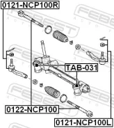���������� ������� ��� Febest [0121NCP100L] 0121NCP100L ����