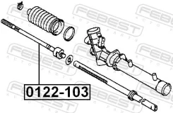 ���� �������, ��������, ������, ����� ��� Toyota Corolla, Toyota Sprinter, Toyota RAV4 Febest 0122-103 0122103 ����