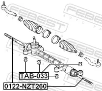 ���� ������� ����� ����/��� Febest [0122NZT260] 0122NZT260 ����