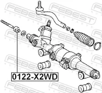 ������� ���� 0122-X2WD (45503-30070/CRT-93) 0122X2WD ����