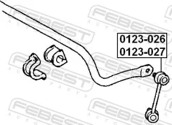 ���� ������������� ������ ����� ��� Toyota RAV4 febest 0123-027 0123027 ����