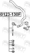 ���� ������������� Toyota Hilux/4Runner (4WD) LN/RN/YN/VZN10# -04 �����. Febest 0123130F ����