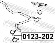 ���� ���� T. Carina ED 85-87- ����� Febest 0123-202 0123202 ����