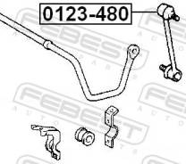 ���� ������������� Toyota Kluger L/V ACU2#/MCU2# 2000.11-2007.05 ����. Febest 0123480 ����