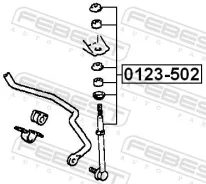 ������ ������� ������������� Toyota LAND Cruiser 90 96 [178Febest123502] 0123502 ����