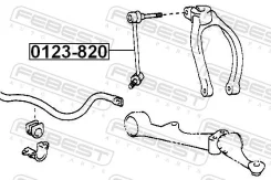 ���� ���� T. Altezza Gita 00-05- ����� Febest 0123-820 0123820 ����