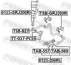    (48802-60100) 0123-GRJ200R Febest 0123GRJ200R 