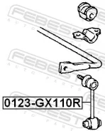 ���� ������������� ������ ������ ����� ��� Toyota Altezza, Toyota MARK II, Lexus IS febest 0123-gx110r 0123GX110R ����