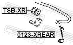 ���� ������������� ������ Febest 0123Xrear 0123XREAR ����