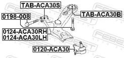 ����� �������� ������ Febest 0124ACA30RH 0124ACA30RH ����