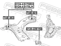 ����� ������ | ����� ��� | Febest ������� 0124ASV70LH | �������� �� ��, ������, 5 ����� | �������� �� 12 ��� | ������ � ������� | ������� 0124ASV70LH...