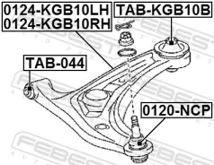 ����� 0124-KGB10LH �������� (48069-0H010) 0124KGB10LH ����