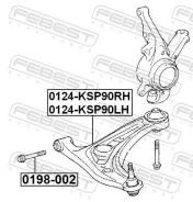 ����� �������� ������ Febest 0124KSP90RH 0124KSP90RH ����