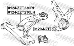 ����� �������� ����� Febest 0124ZZT230LH 0124ZZT230LH ����