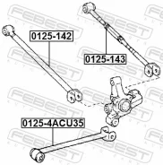 ���� ������ ���������� ������������ Toyota 48730-33080 Febest 0125-143 ACV30 MCV30 0125143 ����