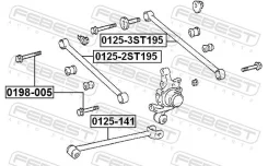 ���� �������� ������ ���������� Toyota 48730-20230 Febest 0125-3ST195 #T195/215/216, ������ 01253ST195 ����