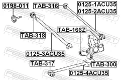���� ���������� | ��� ����/��� | Febest 01254ACU35 01254ACU35 ����