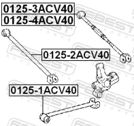 ���� ������ ���������� ������������ ����� Febest 0125-4ACV40 01254ACV40 ����