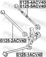 ���� �������� ���������� ������������ ������ ������ ��� Toyota Camry, Lexus ES, Toyota Aurion febest 0125-5acv40 01255ACV40 ����