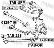 ���� �������� ���������� � ������� ������ ������ ����� ��� Toyota MARK II, Toyota Cresta, Toyota Chaser 2.5 febest 0125-710 0125710 ����