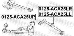 ���� ������ ���������� ����� Febest 0125-ACA25LL 0125ACA25LL ����