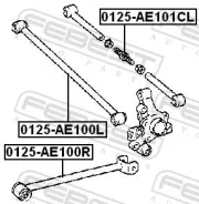 ���� ���������� ������������ ������ ������, ����� ��� Toyota Corolla, Toyota Sprinter, Toyota Camry [USA] Febest 0125-AE101CL 0125AE101CL ����