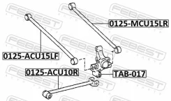 ���� ���������� | ��� ����/��� | Febest 0125-MCU15LR 0125MCU15LR ����