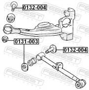 ���������� ������ ������� ������ ����� ��� Toyota RAV4 febest 0132-004 0132004 ����
