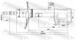����������� �������� ����� Avensis II (2003-2008) [178Febest01665183FL] 01665183FL ����
